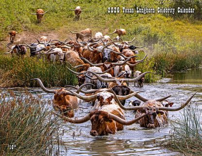 .2026 Texas Longhorn Celebrity Calendars - 4