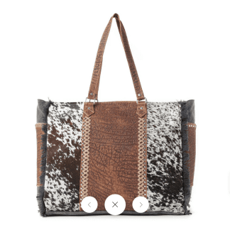 Hair-On-Hide Weekender Bag WHB-12115