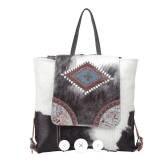 Hide Back Pack Purse HBP-5269