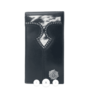 Leather Cowhide Hair-on Wallet LHW-13762