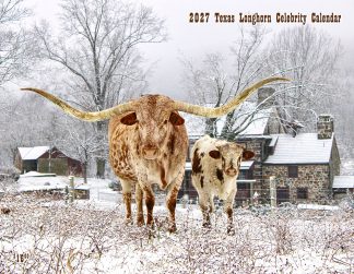 .2027 Texas Longhorn Celebrity Calendar - 1